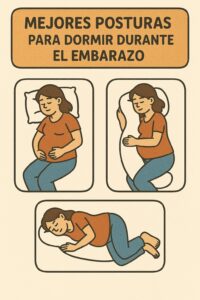 Mejores posturas para dormir durante el embarazo
