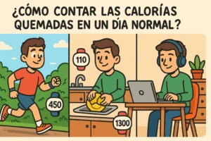¿Cómo contar las calorías quemadas en un día normal?