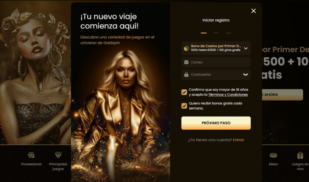 Goldspin Casino Login