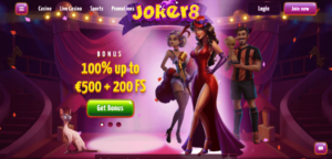 Joker8 menú principal